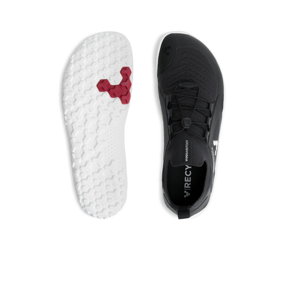 Vivobarefoot PRIMUS TRAIL KNIT FG WOMENS OBSIDIAN/WHITE