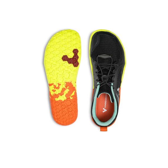 Vivobarefoot PRIMUS TRAIL II FG PRESCHOOL ELECTRIC OBSIDIAN