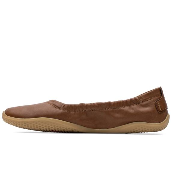 Vivobarefoot ASANA YIN BALLERINA LEATHER WOMENS TAN