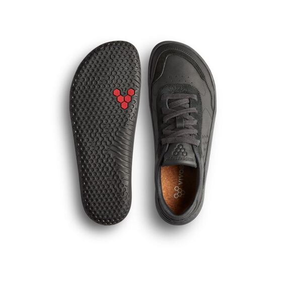 Vivobarefoot GOBI SNEAKER LEATHER WOMENS OBSIDIAN