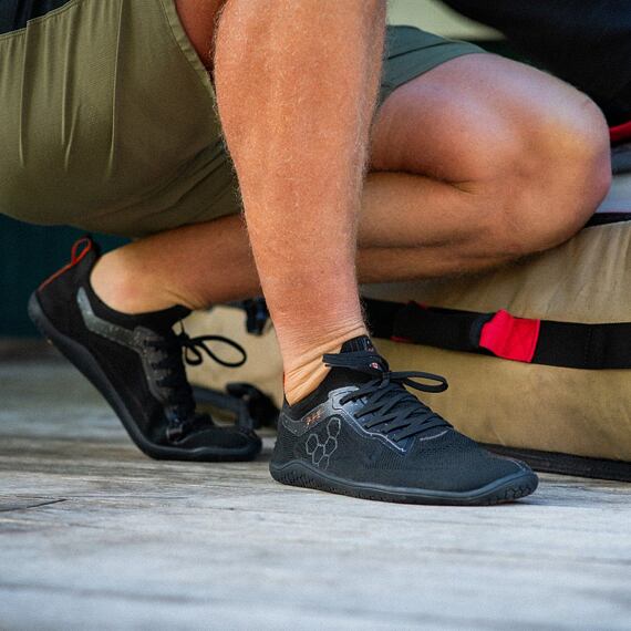 Vivobarefoot PRIMUS LITE KNIT JJF MENS OBSIDIAN