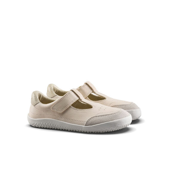 Vivobarefoot GOBI T.BAR PRE-SCHOOL PASTEL ROSE TAN