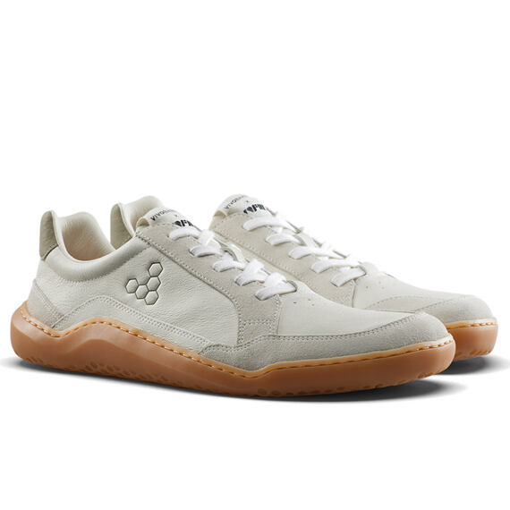 Vivobarefoot GOBI II SNEAKER PREMIUM LEATHER MENS LIMESTONE DUSTY GREEN