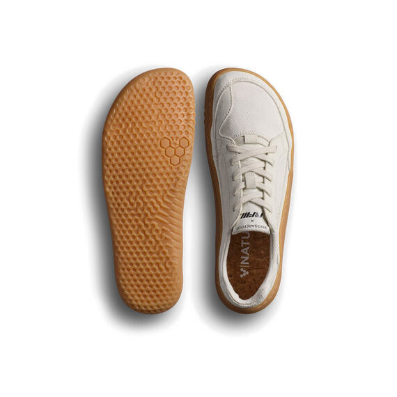 Vivobarefoot GOBI II SNEAKER PREMIUM CANVAS MENS NATURAL WHITE