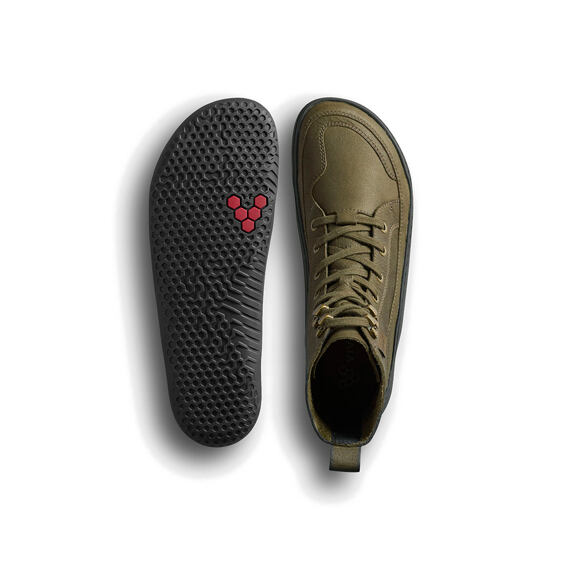 Vivobarefoot GOBI BOOT WOMENS DARK OLIVE