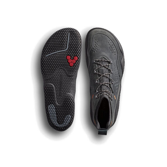 Vivobarefoot MOTUS STUDIO MID LTH MENS DARK SHADOW
