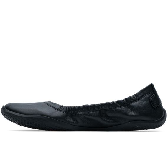 Vivobarefoot ASANA YIN BALLERINA LEATHER WOMENS OBSIDIAN