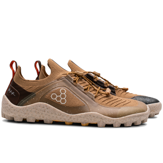 Vivobarefoot PRIMUS TRAIL KNIT SG JJF WOMENS BONE BROWN
