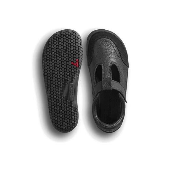 Vivobarefoot GOBI T.BAR SCHOOL KIDS OBSIDIAN