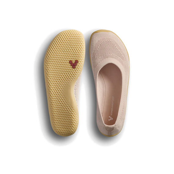 Vivobarefoot ASANA YIN BALLERINA KNIT WOMENS ROSE