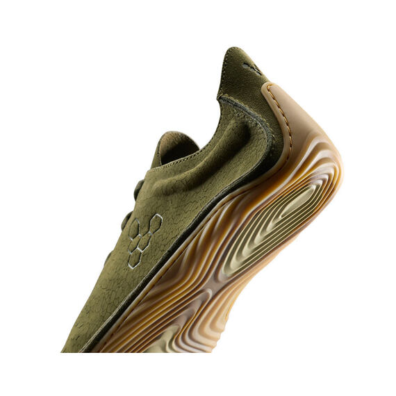 Vivobarefoot SENSUS MENS DARK OLIVE CRACKED LEATHER