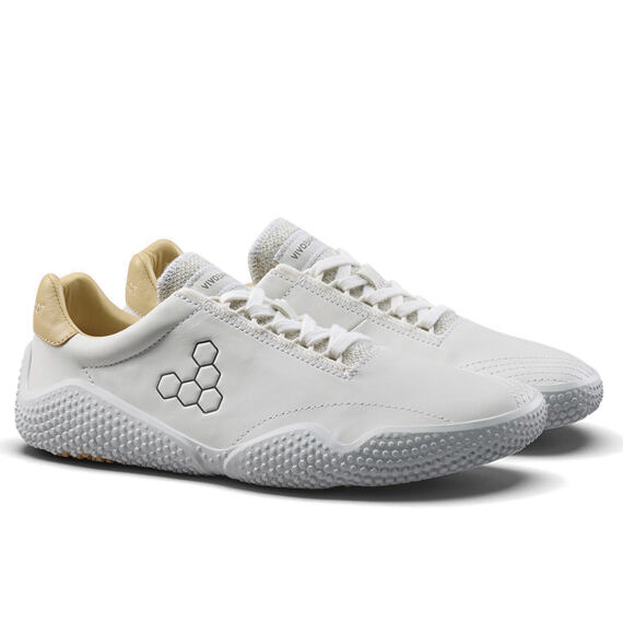 Vivobarefoot MOTUS STUDIO SNEAKER LTH MENS BRIGHT WHITE