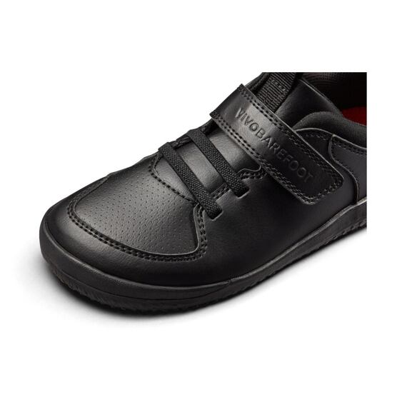 Vivobarefoot PRIMUS LUDO SCHOOL ANIMAL-FREE KIDS OBSIDIAN
