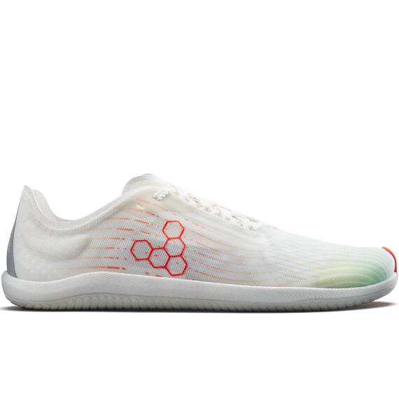 Vivobarefoot PRIMUS FLOW WOMENS BRIGHT WHITE/ NEON ORANGE