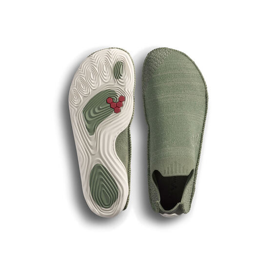 Vivobarefoot SENSUS SLIP ON KNIT WOMENS OLIVE NIGHT