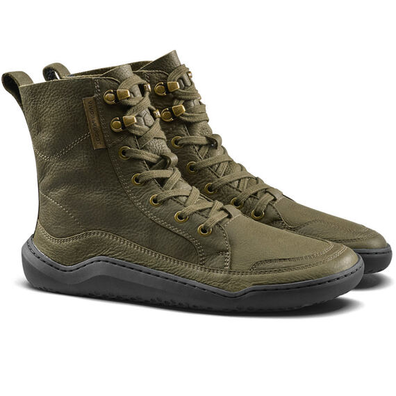 Vivobarefoot GOBI BOOT WOMENS DARK OLIVE
