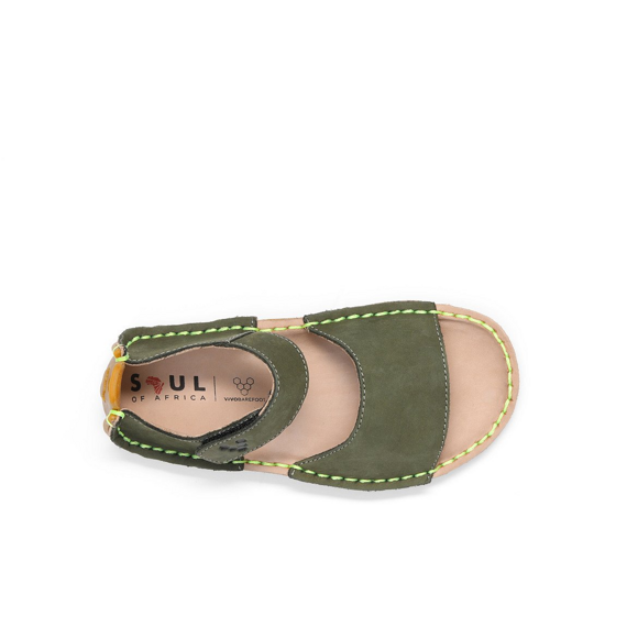 Vivobarefoot ABABA SANDAL KIDS BOTANICAL GREEN