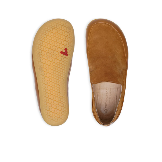 Vivobarefoot OPANKA WOMENS TAN SUEDE