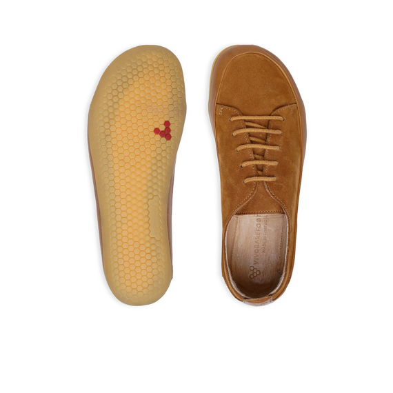 Vivobarefoot OPANKA SNEAKER WOMENS TAN SUEDE