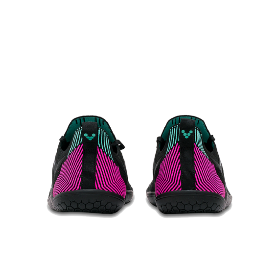 Vivobarefoot PRIMUS LITE KNIT WOMENS OBSIDIAN/VIBRANT PINK