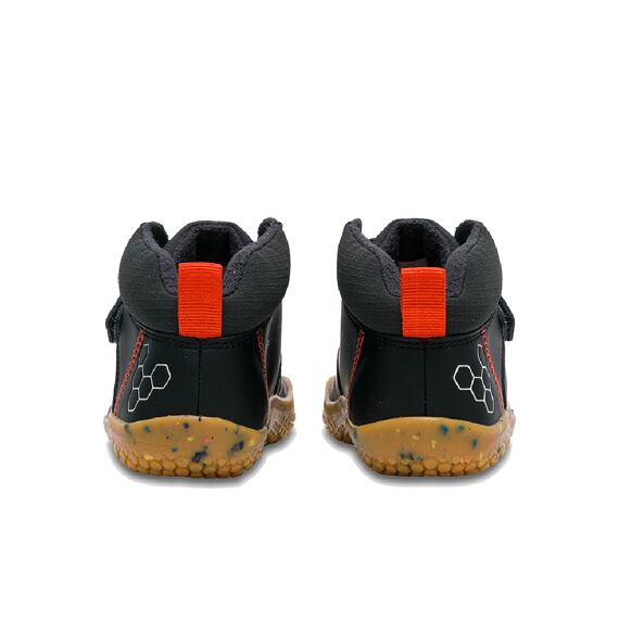 Vivobarefoot PRIMUS LUDO HI PRESCHOOL OBSIDIAN