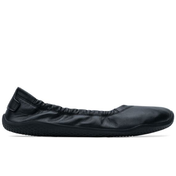 Vivobarefoot ASANA YIN BALLERINA LEATHER WOMENS OBSIDIAN