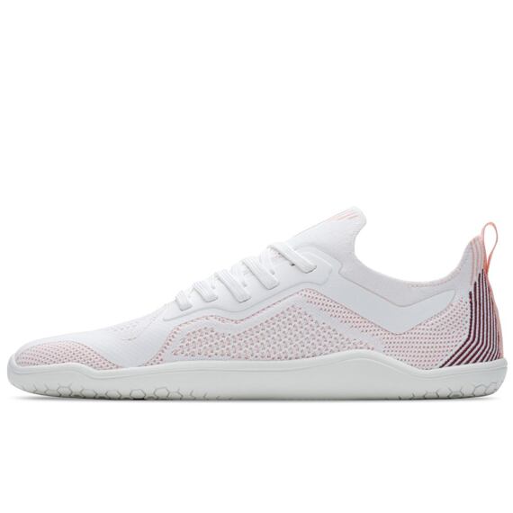Vivobarefoot PRIMUS LITE KNIT WOMENS WHITE/ PEACH MELBA