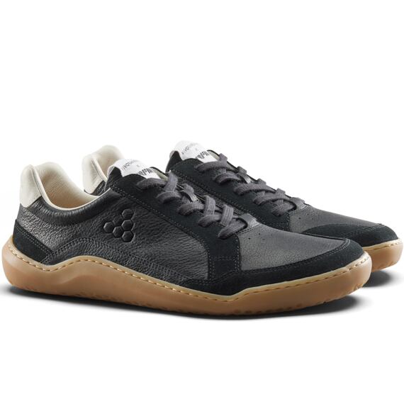Vivobarefoot GOBI II SNEAKER PREMIUM LEATHER MENS OBSIDIAN