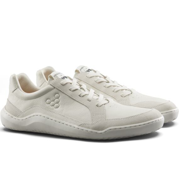 Vivobarefoot GOBI II SNEAKER PREMIUM LEATHER WOMENS LIMESTONE