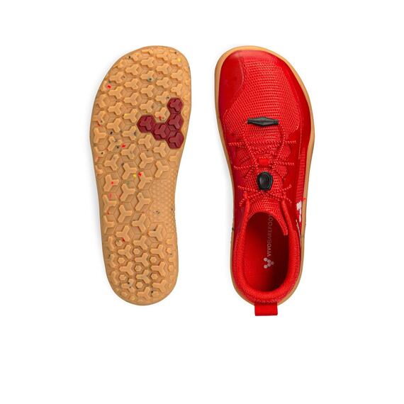 Vivobarefoot PRIMUS TRAIL II FG KIDS FIERY CORAL