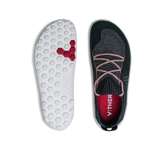 Vivobarefoot TRACKER DECON LOW FG2 WOMENS OBSIDIAN/MISTY ROSE