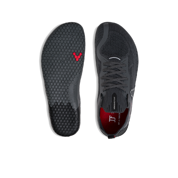 Vivobarefoot PRIMUS LITE KNIT JJF MENS OBSIDIAN/DARK SHADOW