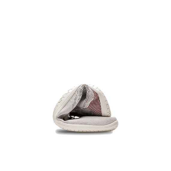 Vivobarefoot PRIMUS LITE KNIT WOMENS OFF WHITE/BURGUNDY