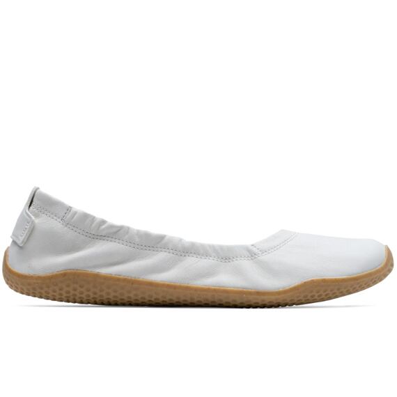 Vivobarefoot ASANA YIN BALLERINA LEATHER WOMENS LIMESTONE