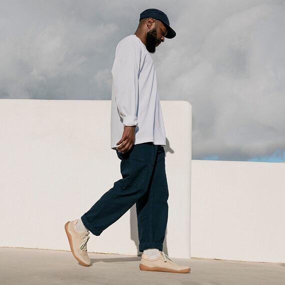 Vivobarefoot GOBI SNEAKER PREMIUM LEATHER MENS SAND