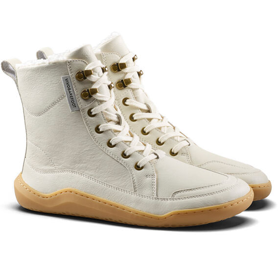 Vivobarefoot GOBI BOOT WARMLINED WOMENS LIMESTONE