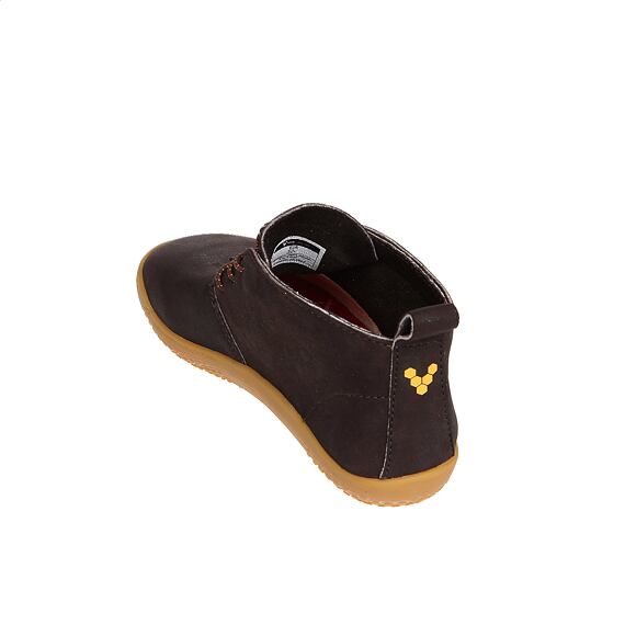 Vivobarefoot GOBI K Leather Dk Brown