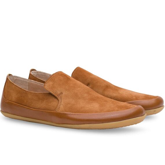 Vivobarefoot OPANKA WOMENS TAN SUEDE