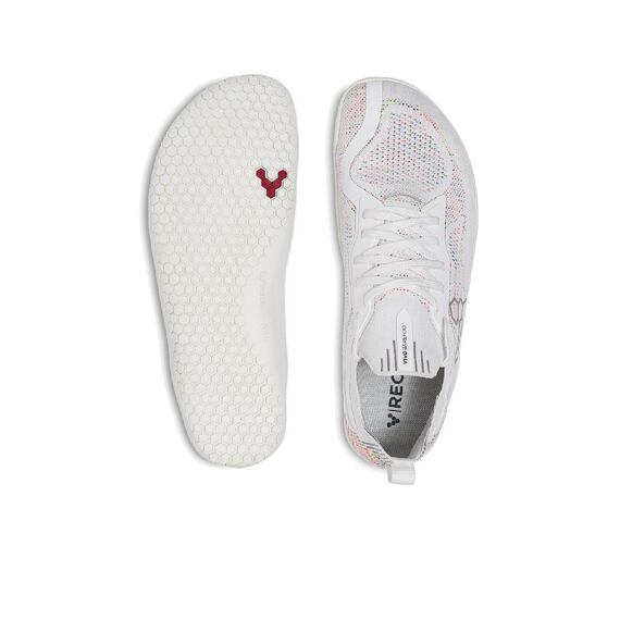 Vivobarefoot PRIMUS LITE KNIT WOMENS BRIGHT WHITE IRIDESCENT