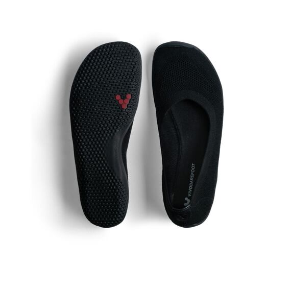 Vivobarefoot ASANA YIN BALLERINA KNIT  WOMENS OBSIDIAN