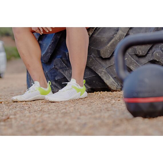 Vivobarefoot MOTUS STRENGTH WOMENS WHITE/ACID LIME