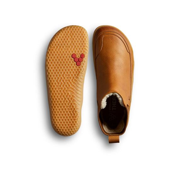 Vivobarefoot GOBI CHELSEA WARMLINED WOMENS LIGHT TAN