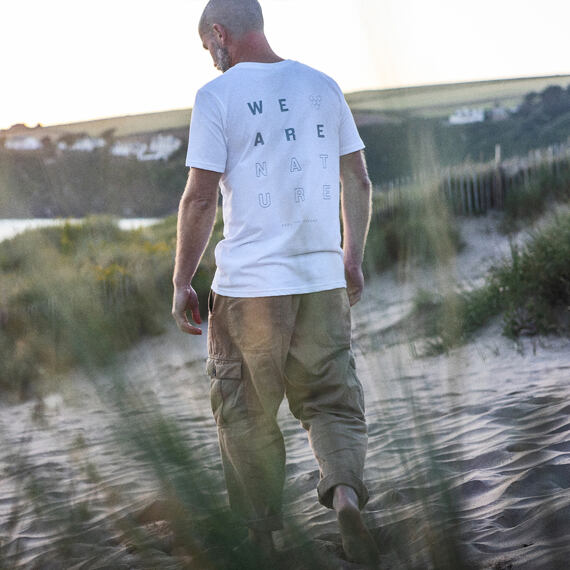 Vivobarefoot WE ARE NATURE T-SHIRT UNISEX WHITE