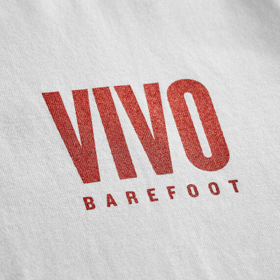 Vivobarefoot SO LONG AIRSOLES T-SHIRT UNISEX WHITE