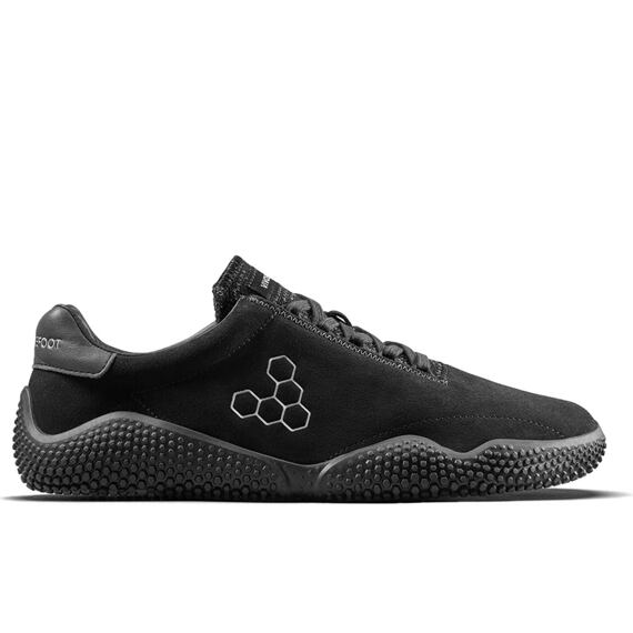 Vivobarefoot MOTUS STUDIO SNEAKER LTH MENS OBSIDIAN