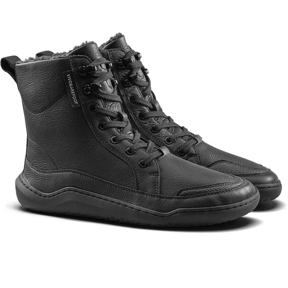 Vivobarefoot GOBI BOOT WARMLINED WOMENS OBSIDIAN