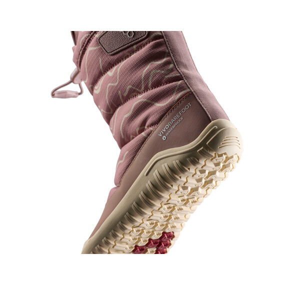 Vivobarefoot TRACKER BOOT AT PRESCHOOL TWILIGHT MAUVE