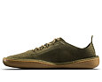 Vivobarefoot SENSUS MOC LACE UP LEATHER MENS DARK OLIVE CRACKED LEATHER