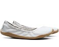 Vivobarefoot ASANA YIN BALLERINA LEATHER WOMENS LIMESTONE