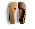 Vivobarefoot ASANA YIN BALLERINA LEATHER WOMENS TAN